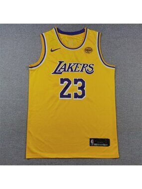 Youths Kids LeBron James Yellow Stitched Jersey